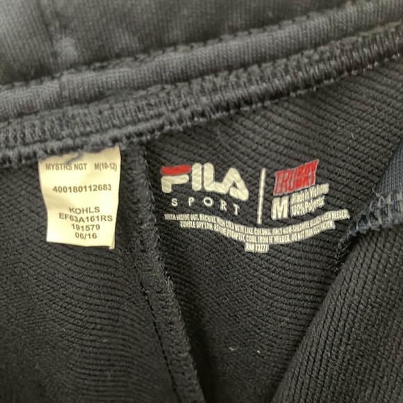 ❤️ FILA Boys Sport Pants Size M - Picture 4 of 4